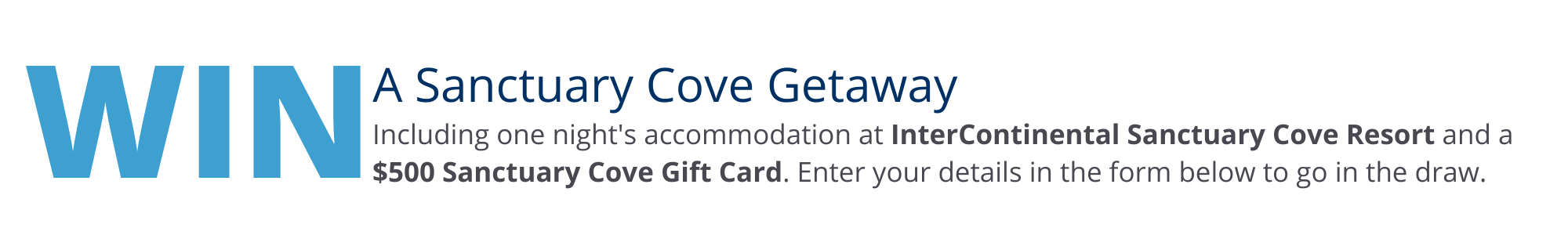 Win a Sanctuary Cove Getaway